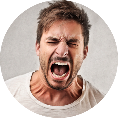 Problems control angry